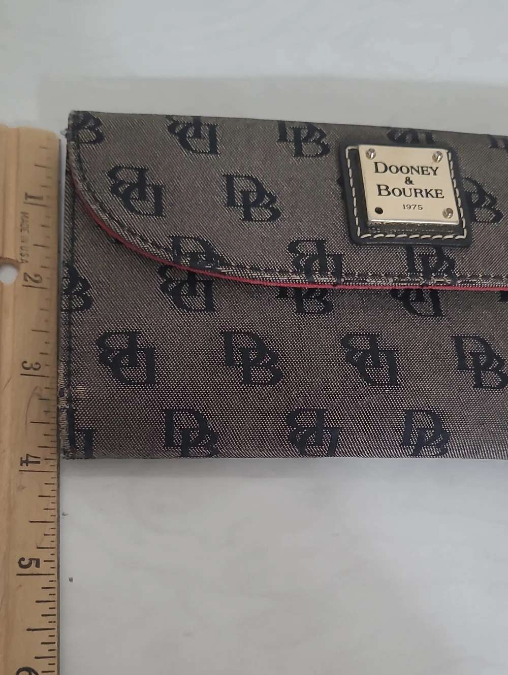 Dooney & Bourke Continental Clutch Wallet Black Looking For A New Owner.